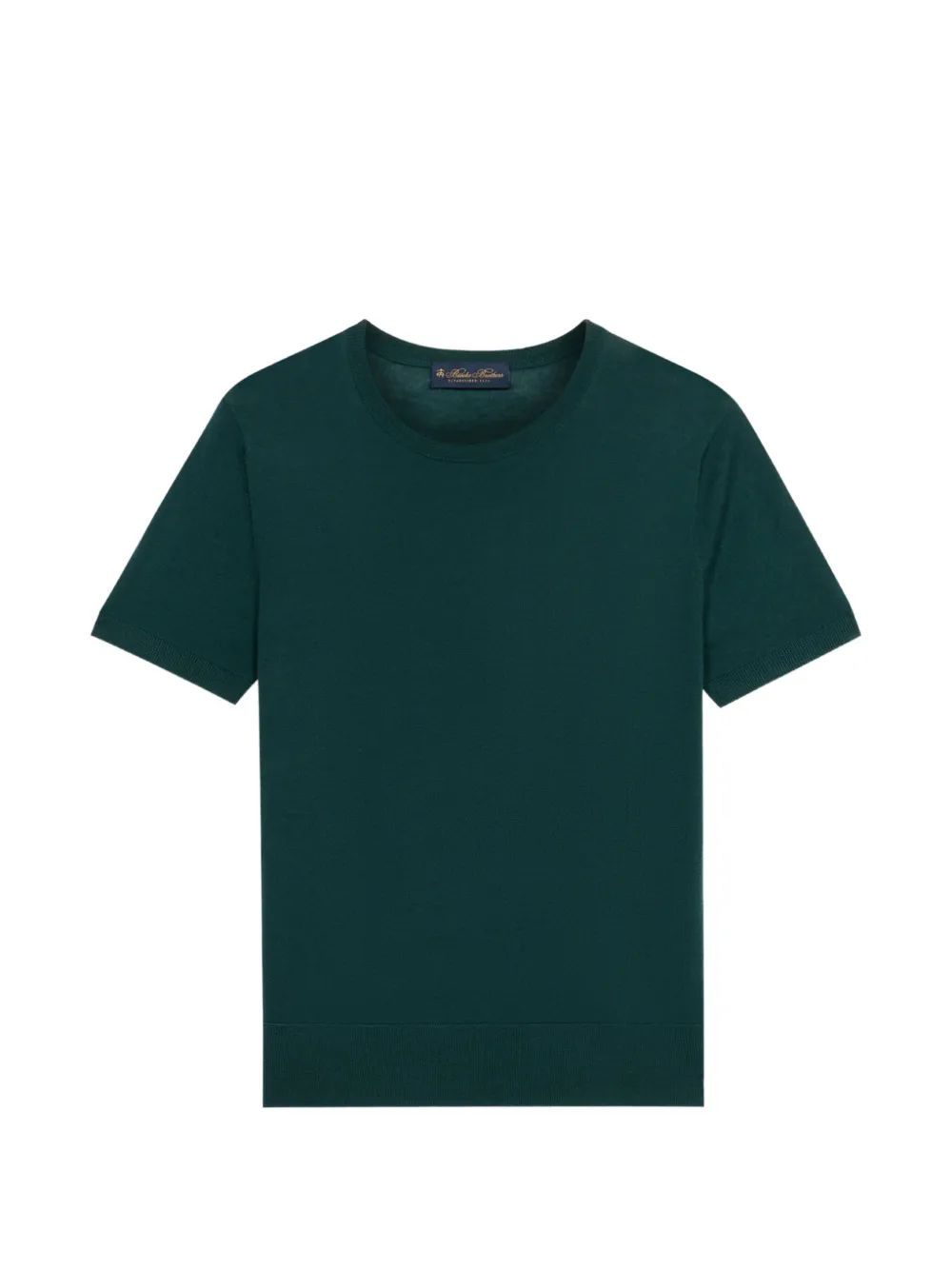 Brooks Brothers t-shirt en laine à col rond - Vert Brooks Brothers t-shirt en laine à col rond - Vert