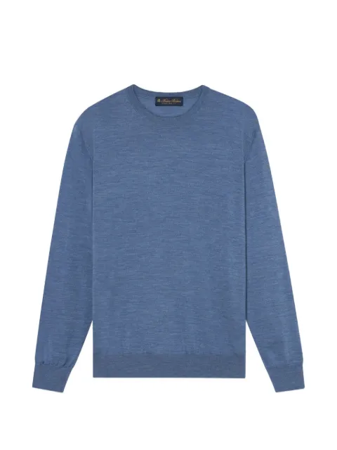 Brooks Brothers ribbed-trim crew-neck sweater