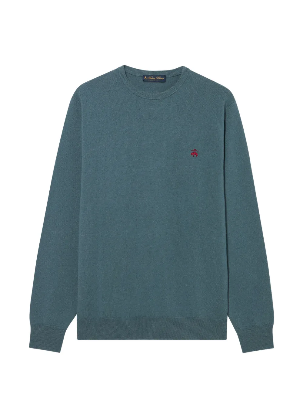 Brooks Brothers pull en laine à logo brodé - Bleu Brooks Brothers pull en laine à logo brodé - Bleu