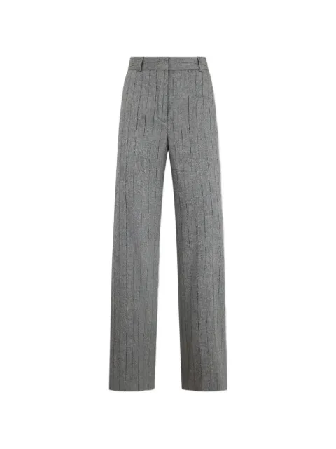 Brooks Brothers pinstripe straight-fit trousers