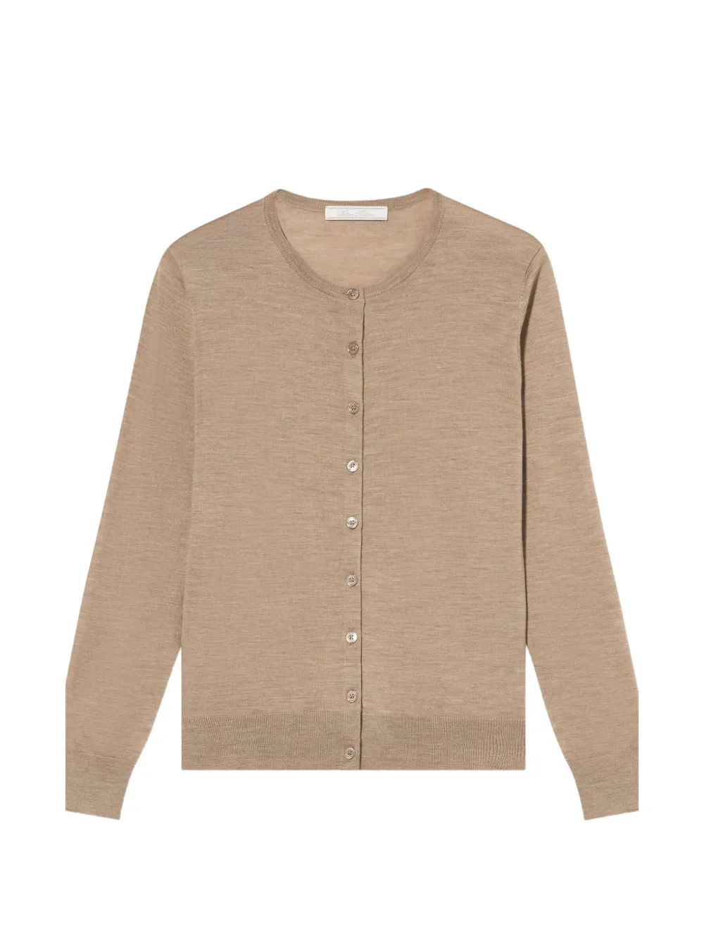 Brooks Brothers crew-neck cardigan - Toni neutri