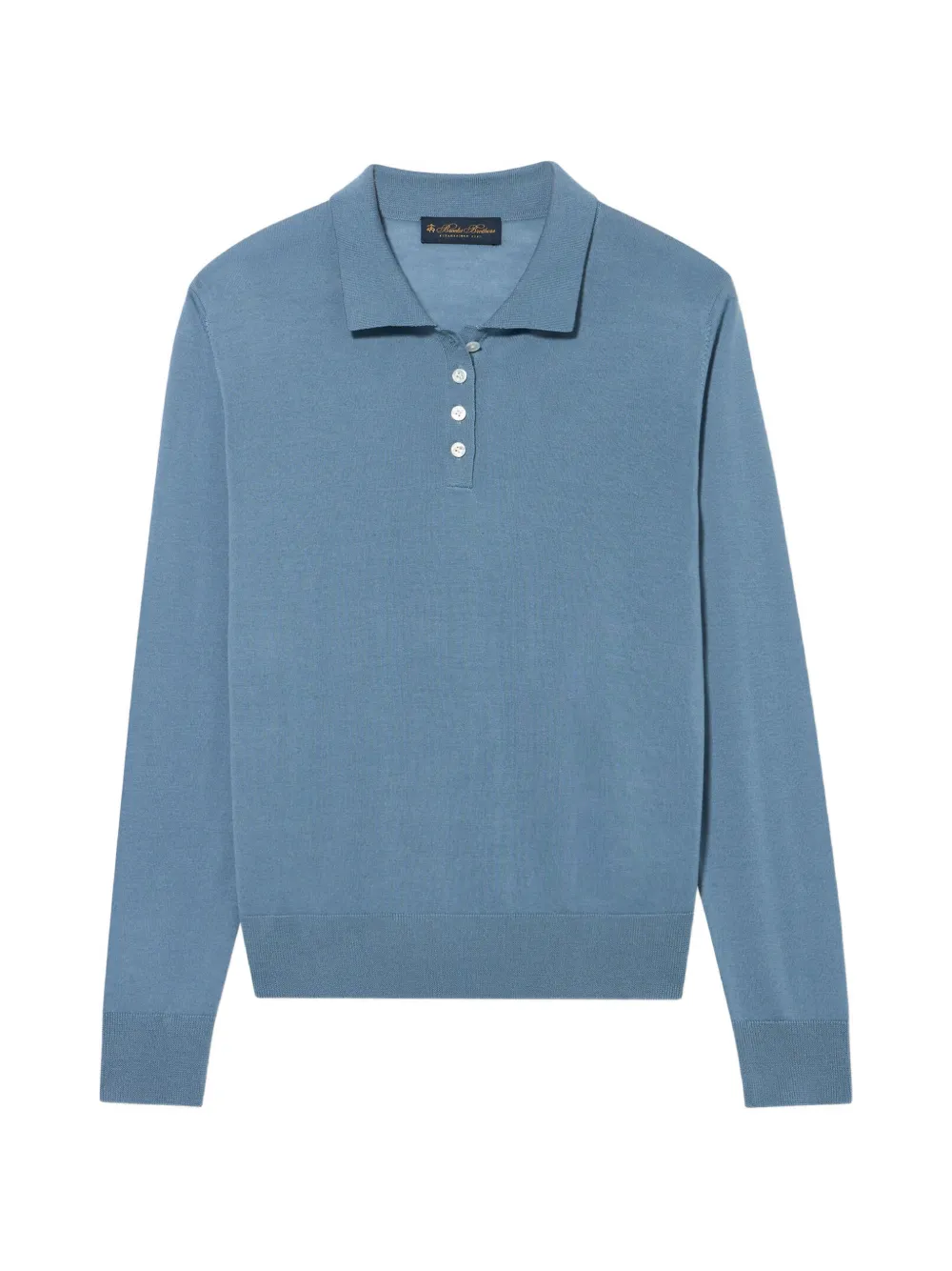 Brooks Brothers relaxed-fit wool polo top - Blu