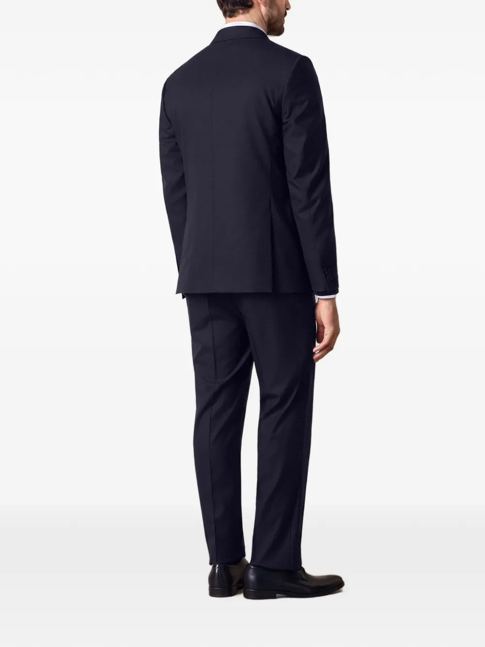 Brooks Brothers Trui van merinowol met V-hals Blauw