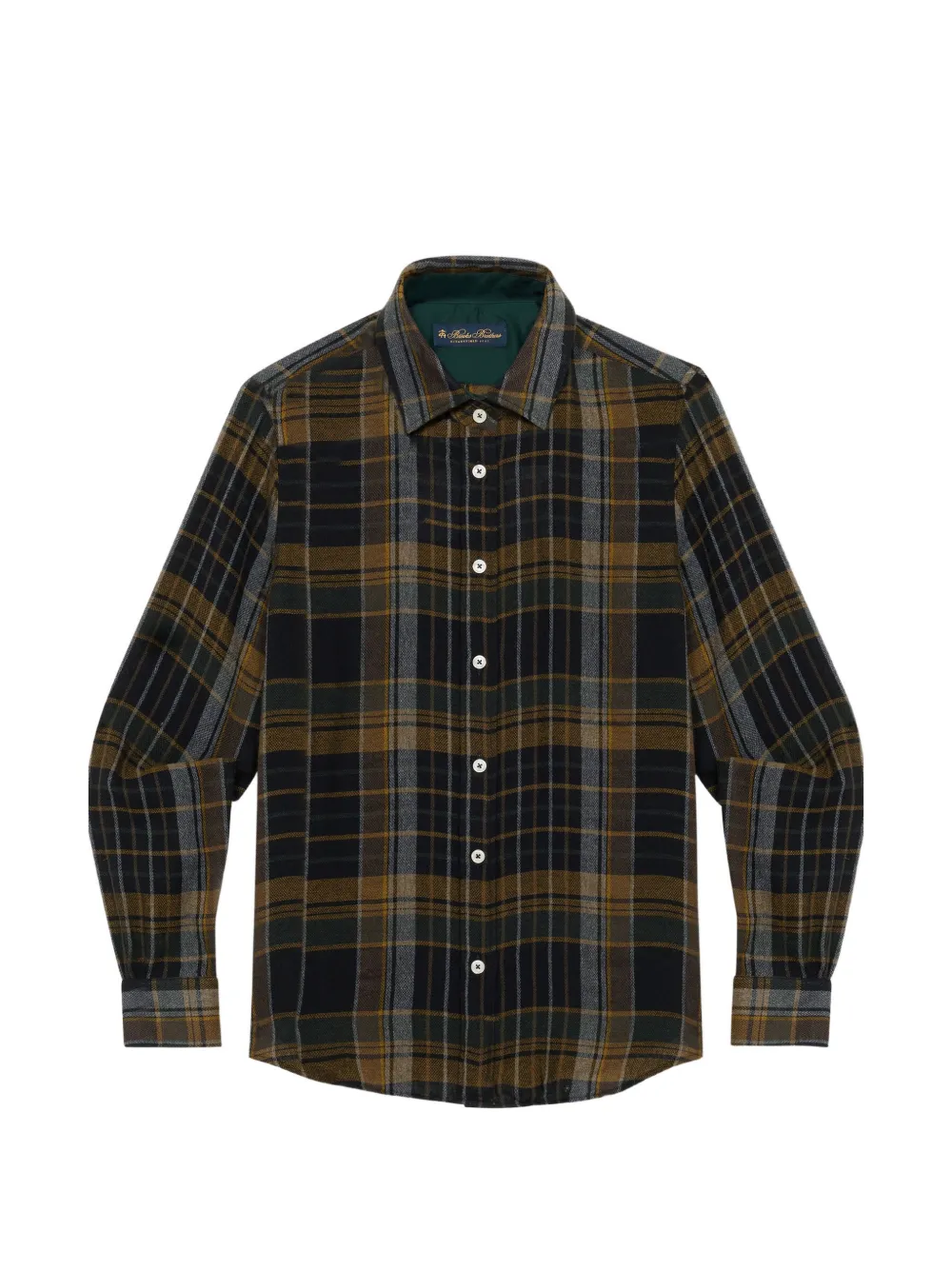 Brooks Brothers check-pattern shirt - Nero
