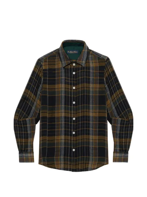 Brooks Brothers check-pattern shirt