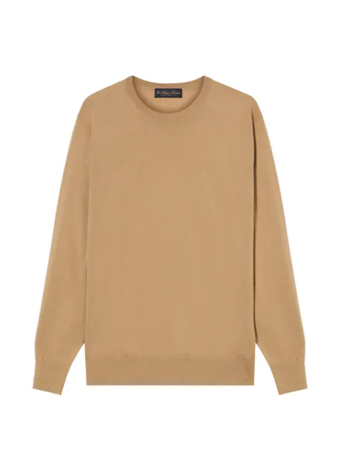 Brooks Brothers ribbed-trim crewneck sweater