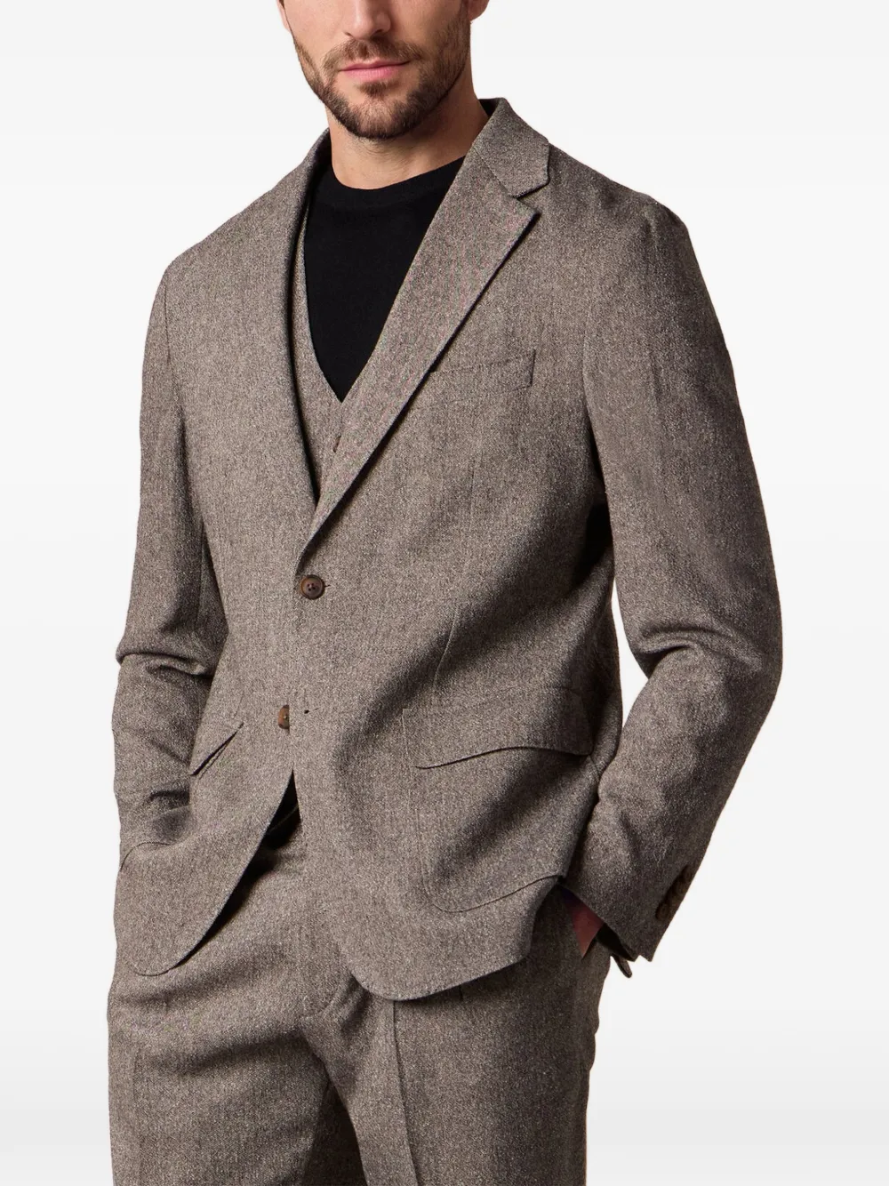Brooks Brothers Driedelig pak Bruin