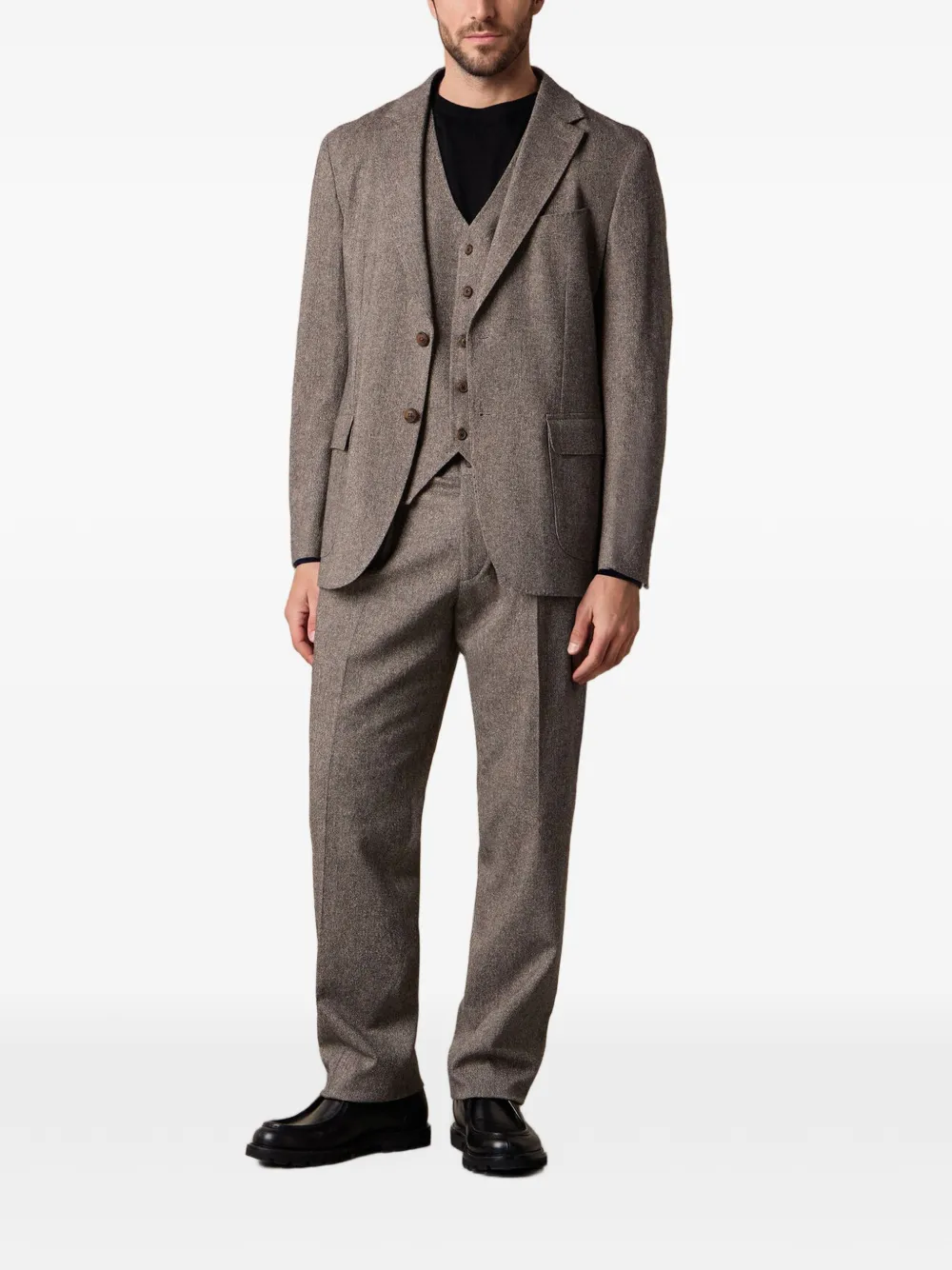 Brooks Brothers Driedelig pak Bruin