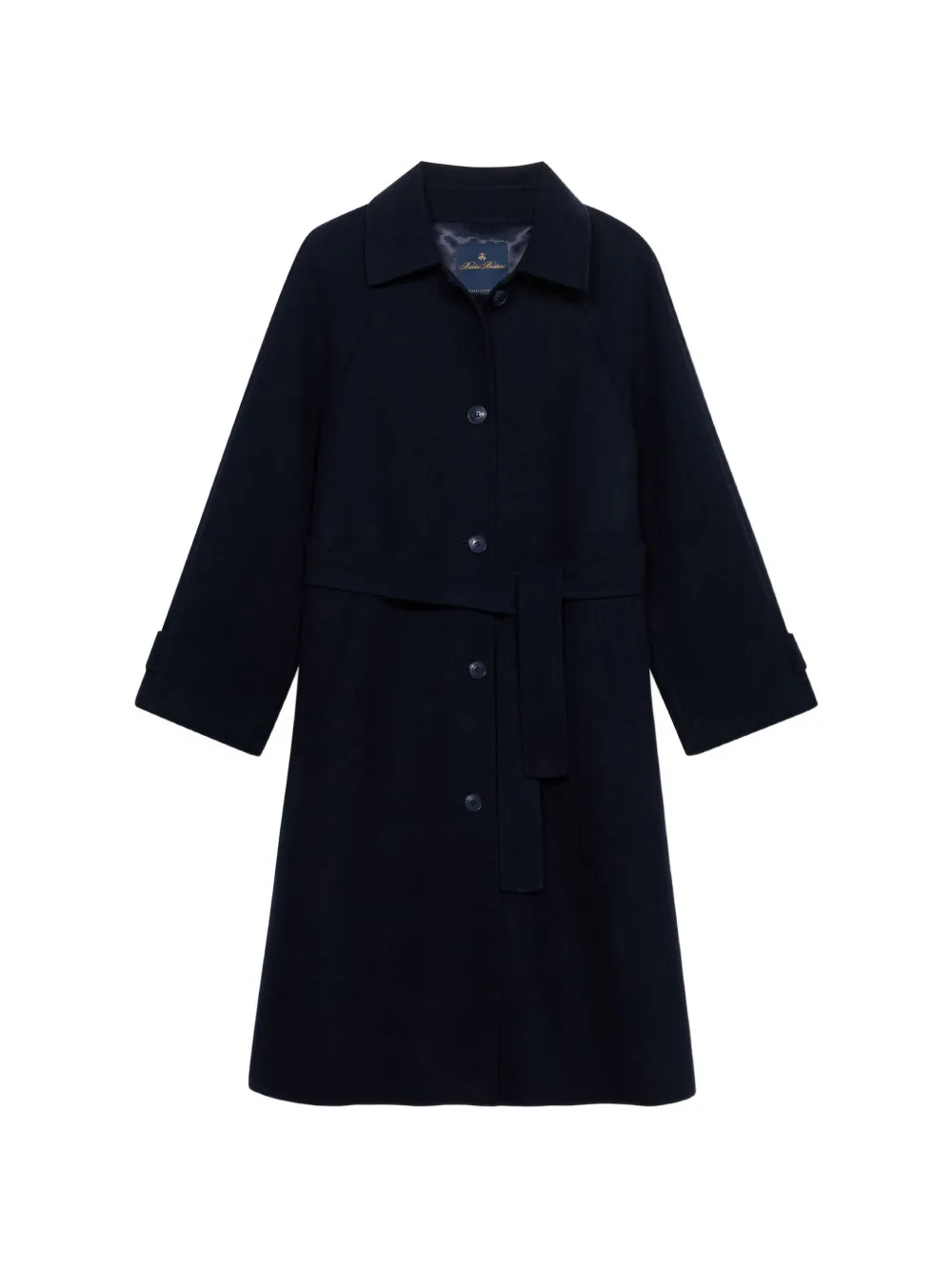 Brooks Brothers belted car coat - Blu