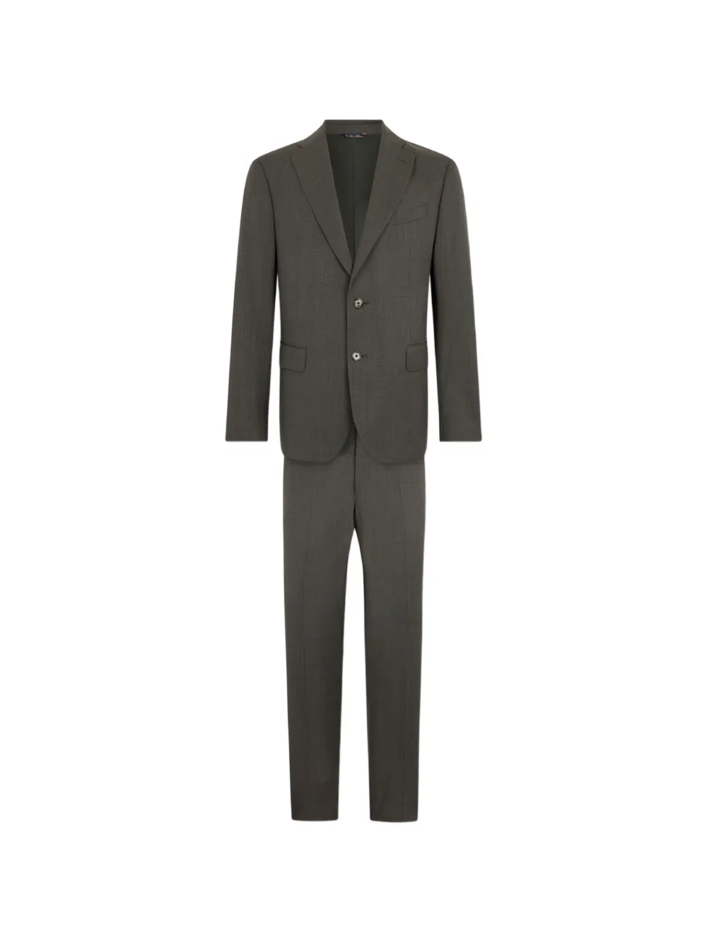 Brooks Brothers Pied de Poule virgin wool suit - Grigio