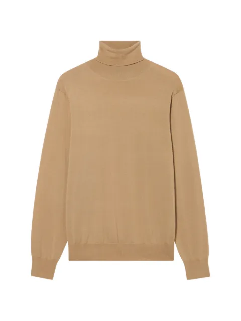 Brooks Brothers ribbed-trim turtleneck sweater