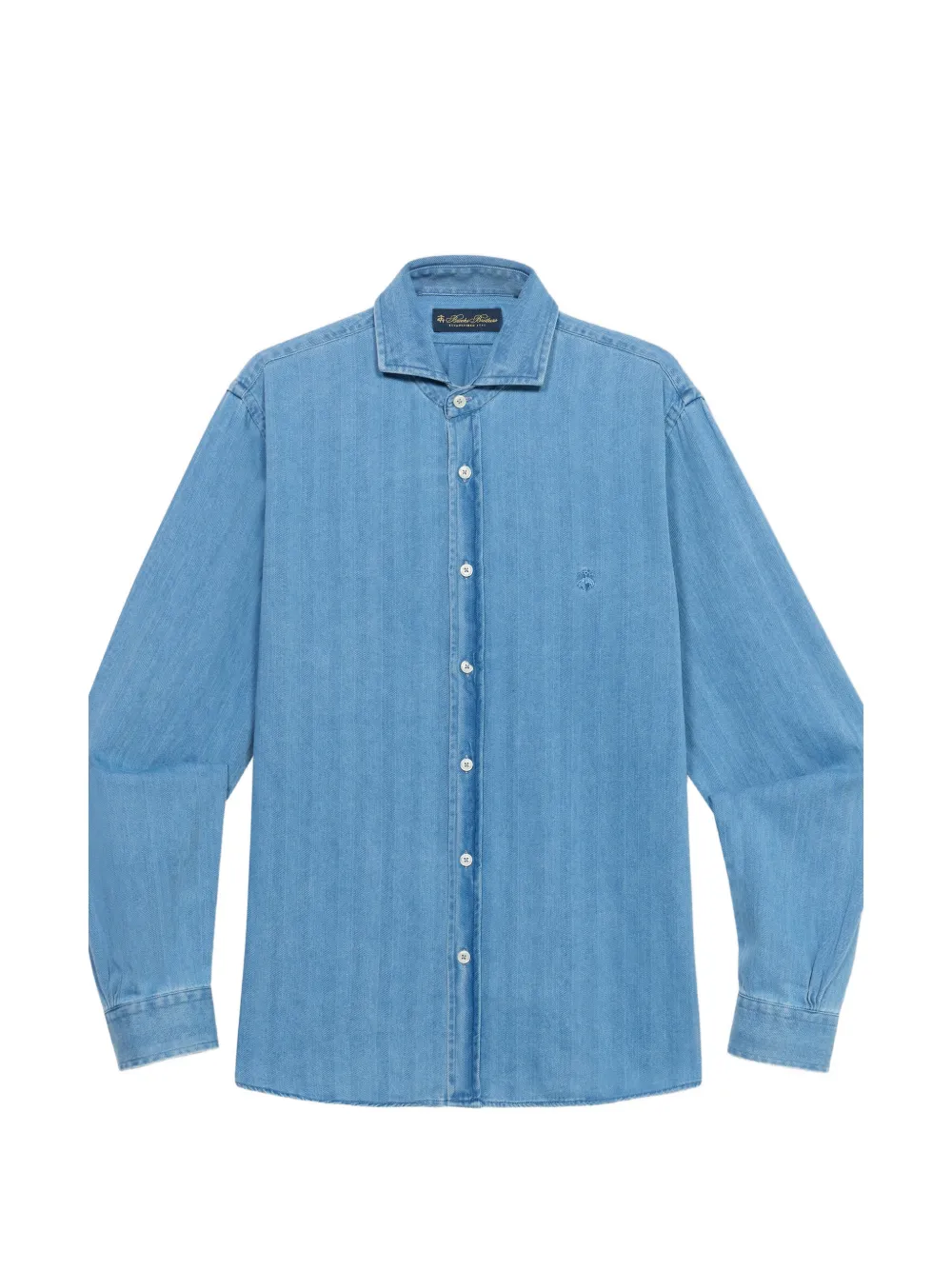 Brooks Brothers slim-fit denim shirt - Blu