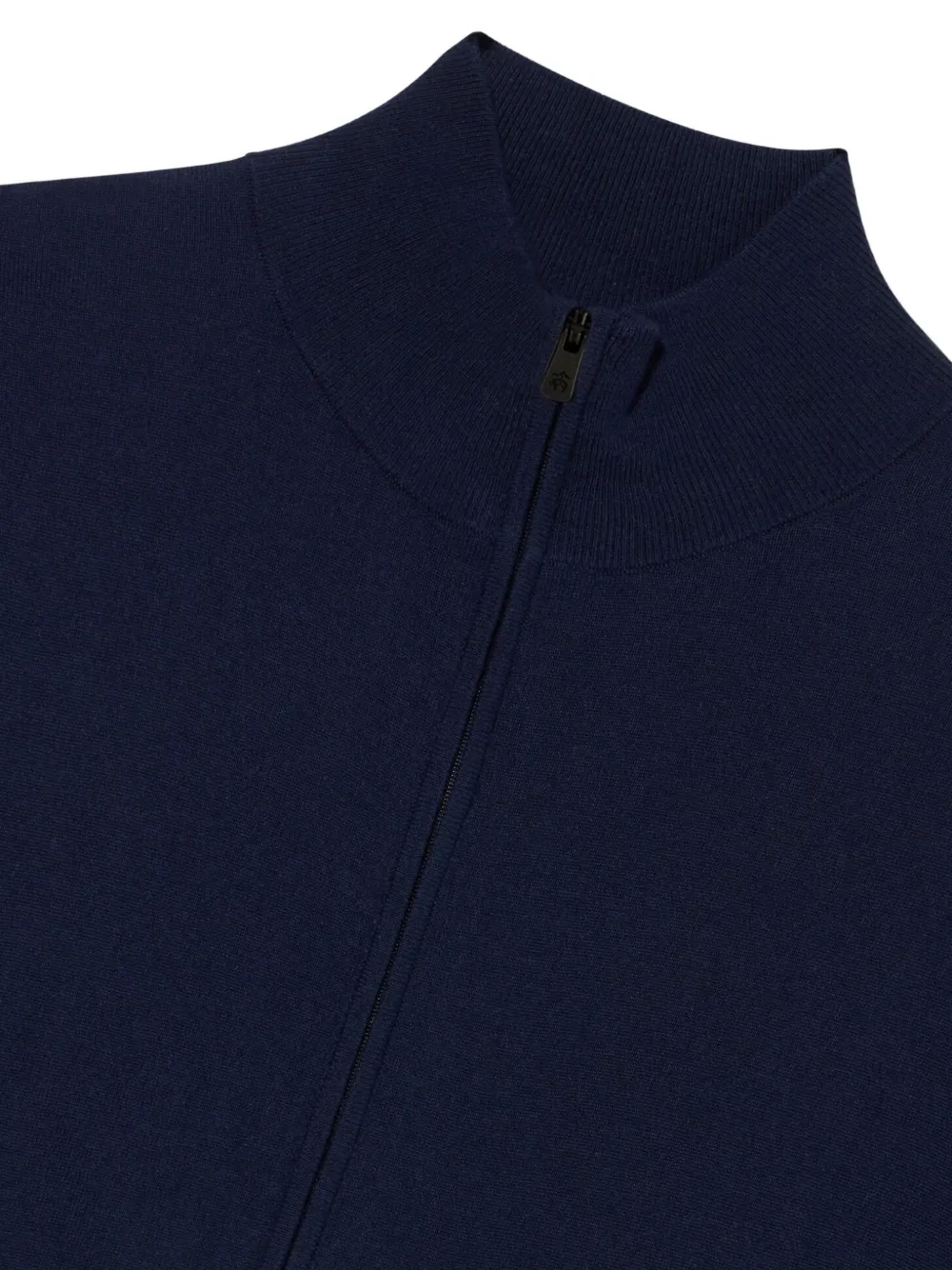 Brooks Brothers Trui met ronde hoge hals en rits Blauw