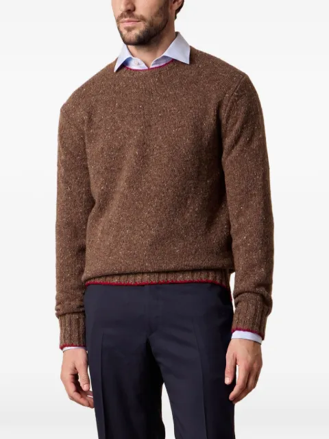 Brooks Brothers Donegal yarn crew-neck sweater