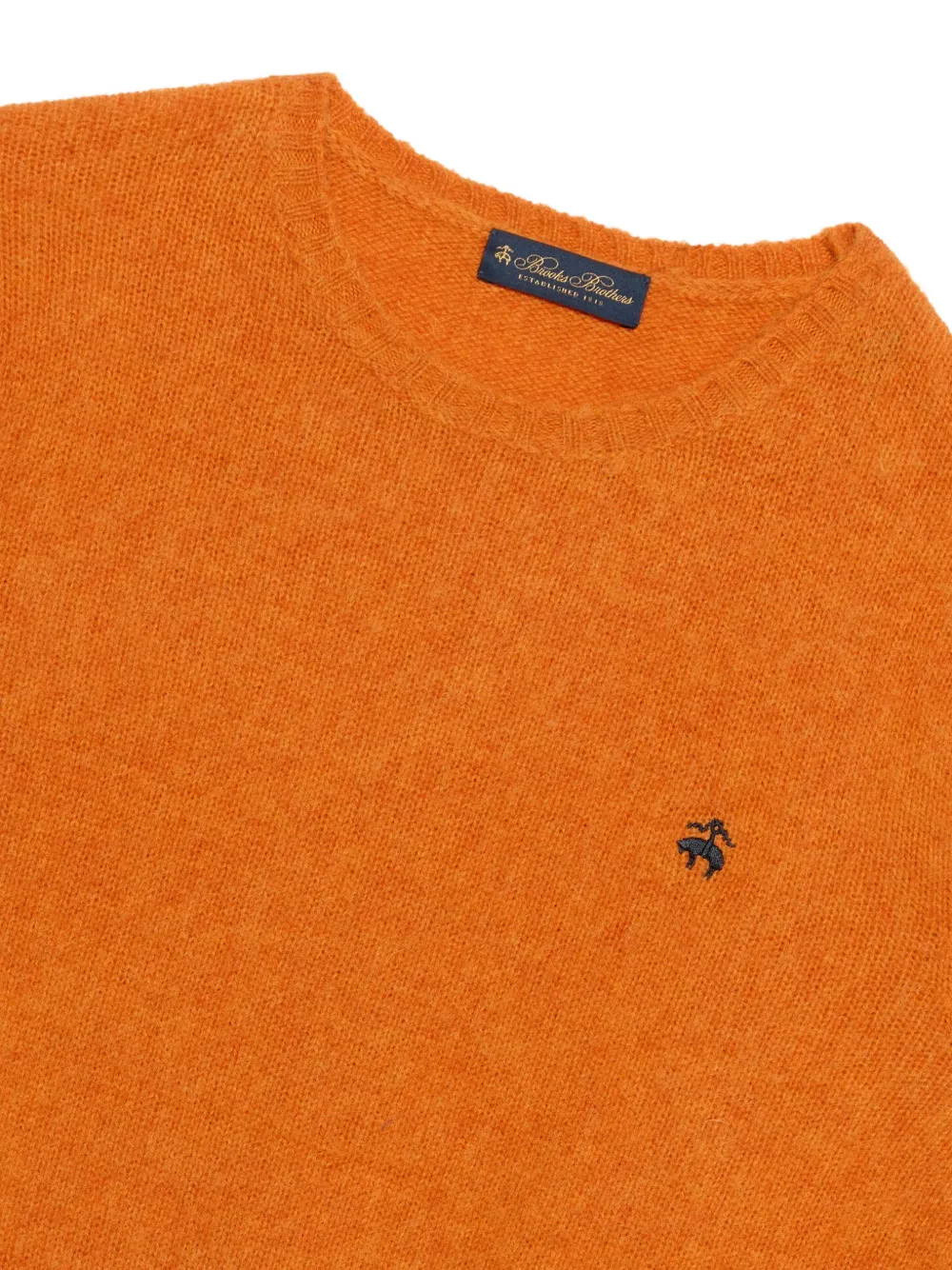 Brooks Brothers Shetland wollen trui Oranje