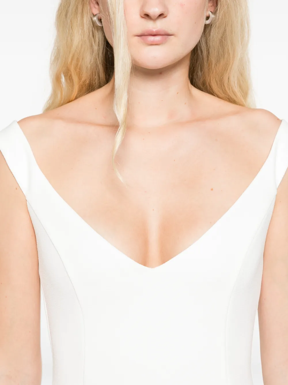 ARCINA ORI Ellery dress ivory Wit