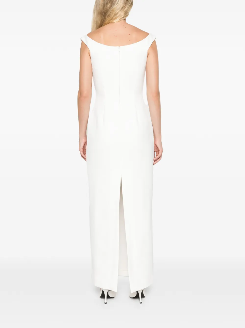 ARCINA ORI Ellery dress ivory Wit