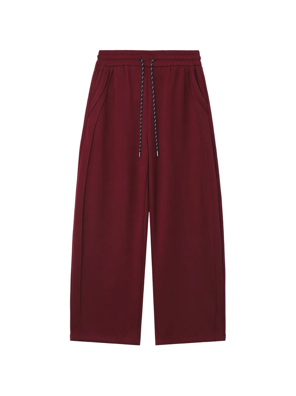 tout a coup drawstring wide-leg track pants - Rosso