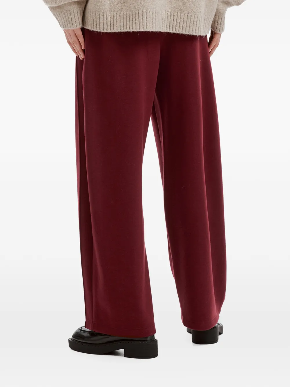 tout a coup drawstring wide-leg track pants Rood