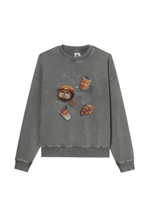 b+ab graphic-print sweatshirt