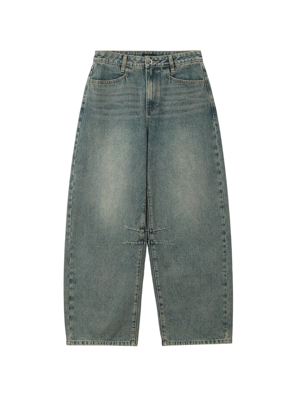 tout a coup faded-effect wide-leg jeans · 28