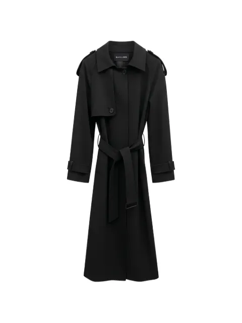 Rundholz Black Label belted storm-flap trench coat