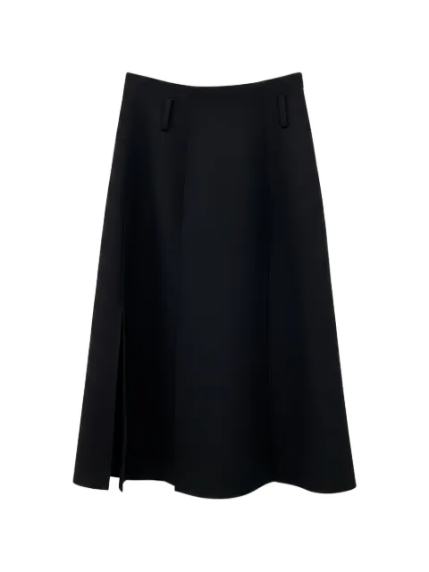 Rundholz Black Label panelled side-slit midi skirt
