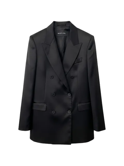 Rundholz Black Label double-breasted peak-lapel blazer