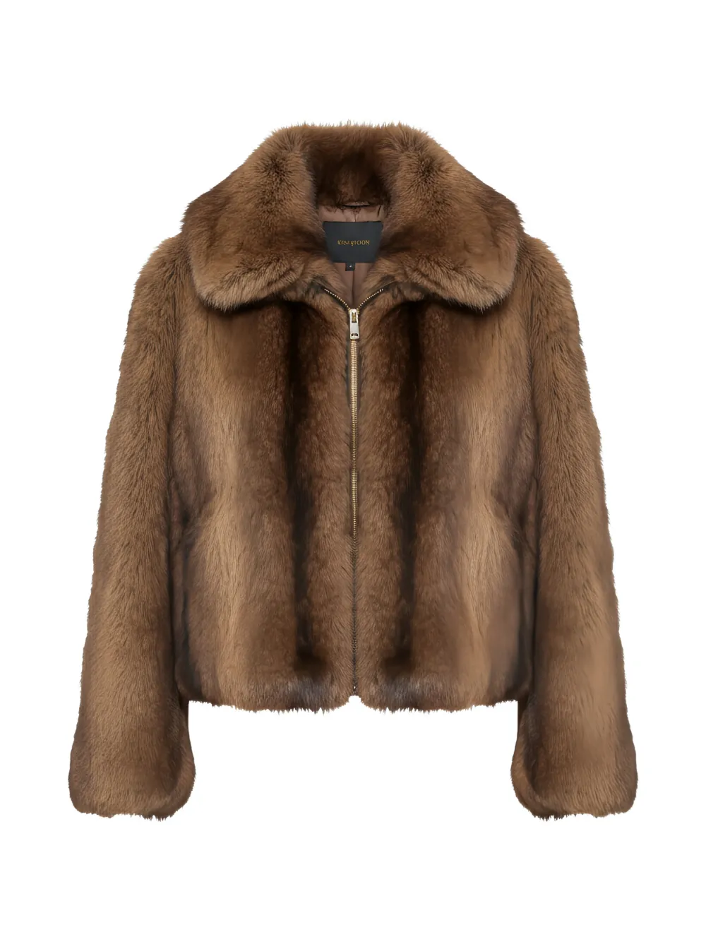 Rundholz Black Label faux-fur zip-up jacket