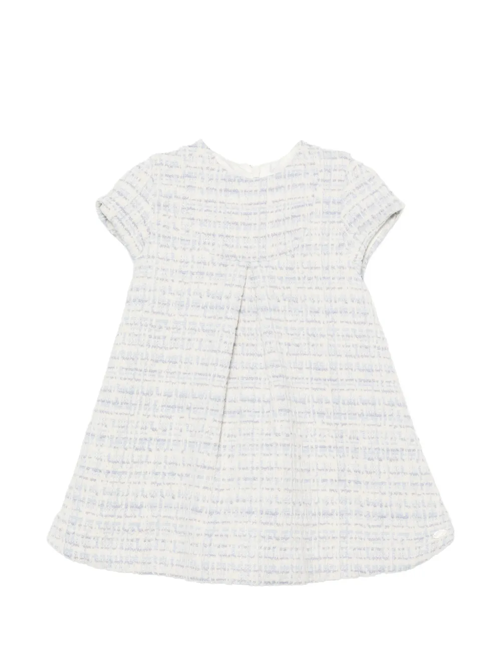 Tartine Et Chocolat tweed A-line dress - Weiß