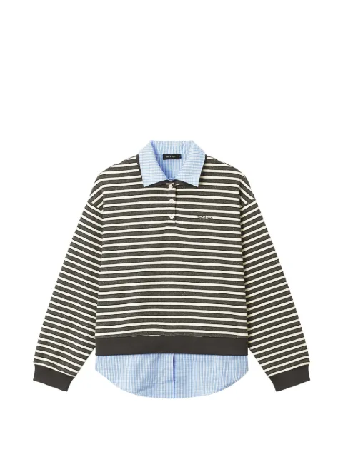 tout a coup striped layered sweater