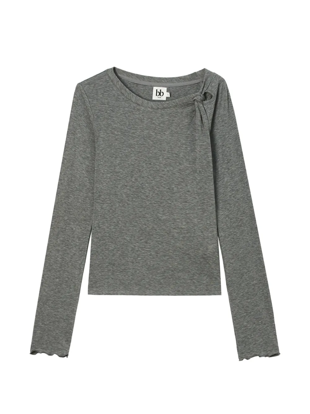 b+ab knot-detail long-sleeve top