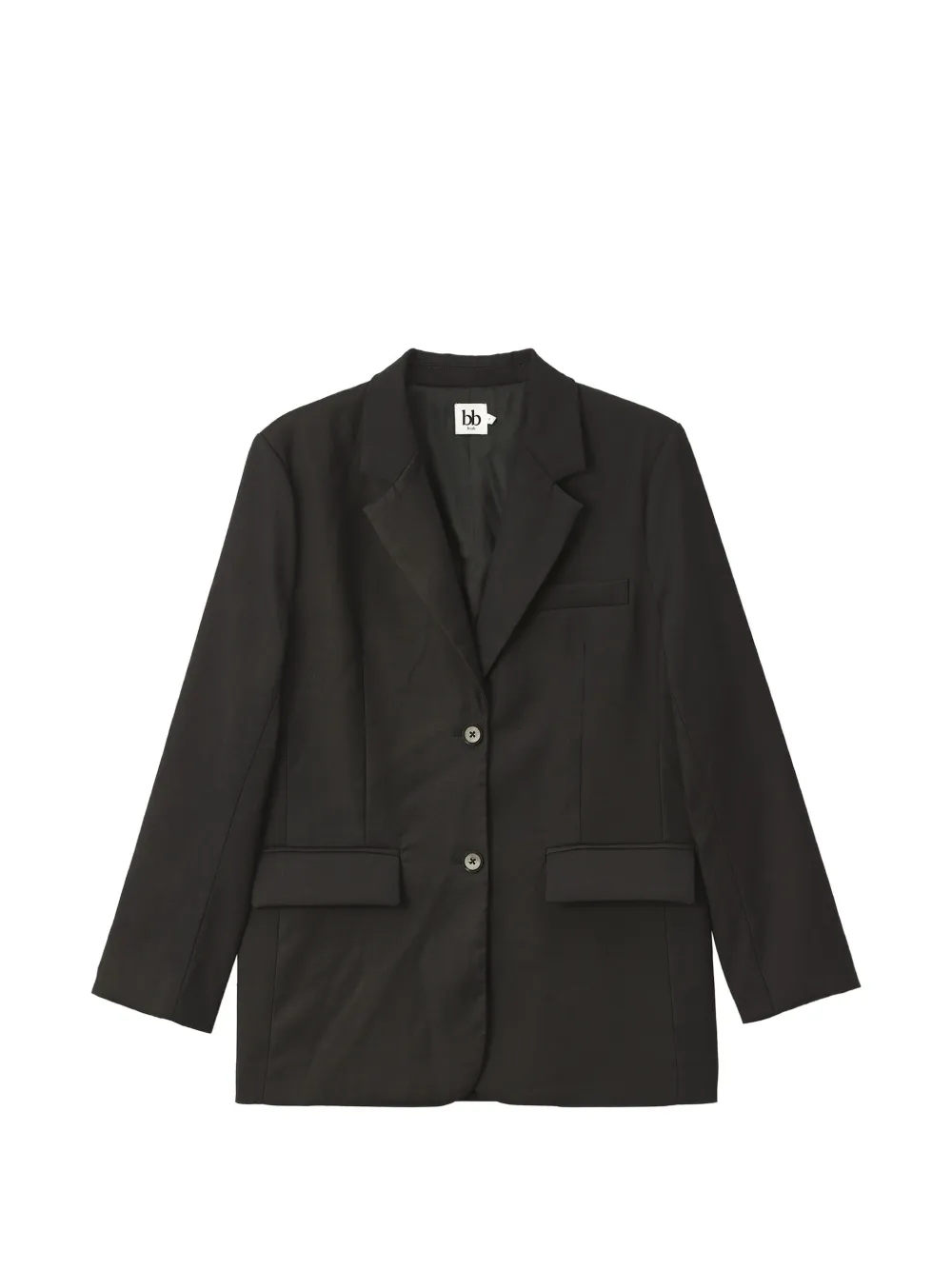 B+ab Single-breasted Blazer In Black