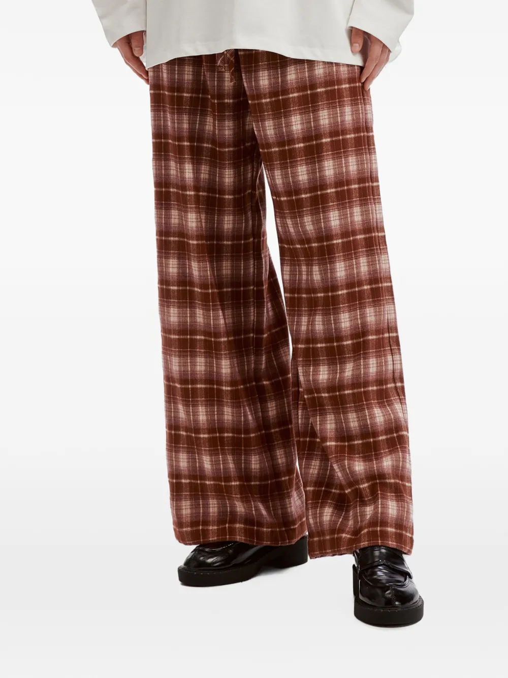 b+ab check-pattern trousers Bruin