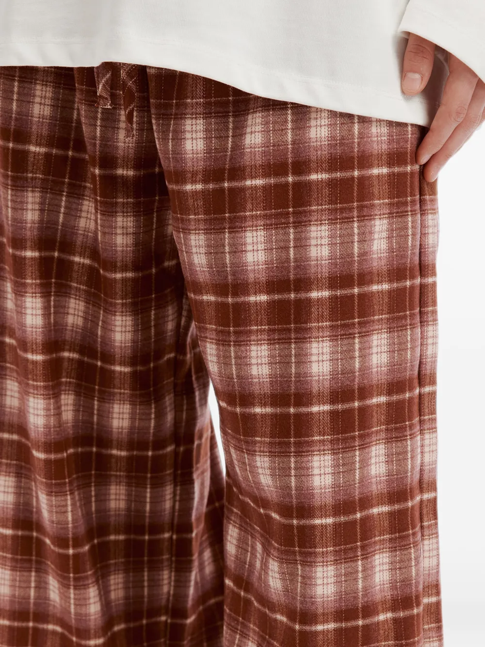b+ab check-pattern trousers Bruin