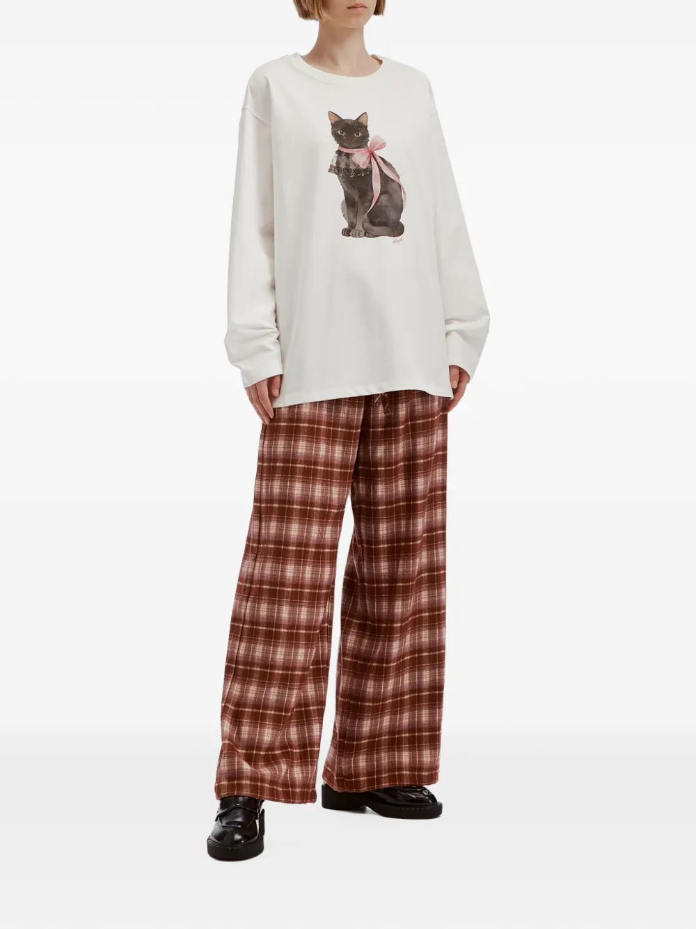 b+ab check-pattern trousers Bruin
