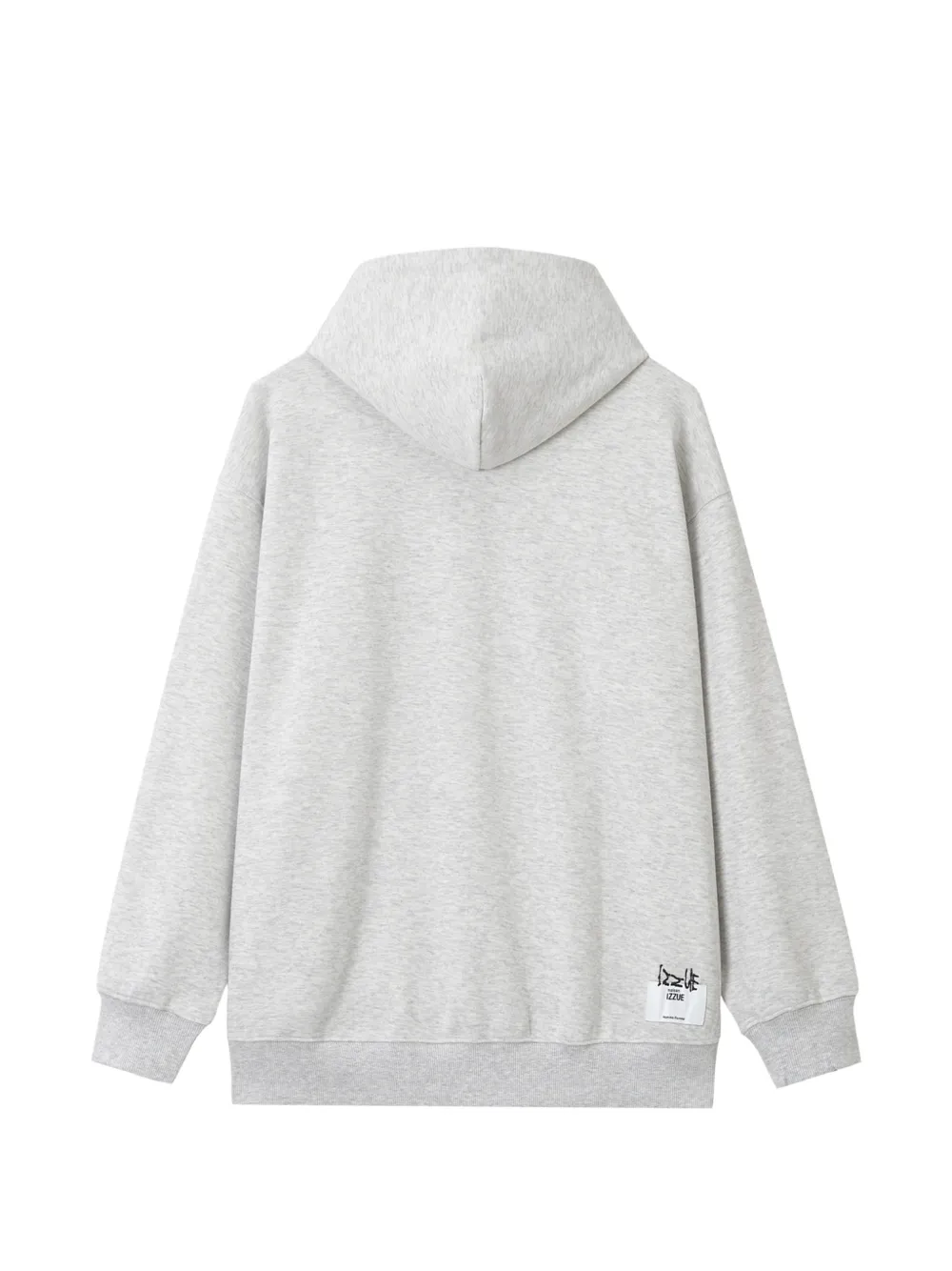 izzue Hoodie met tekst Grijs