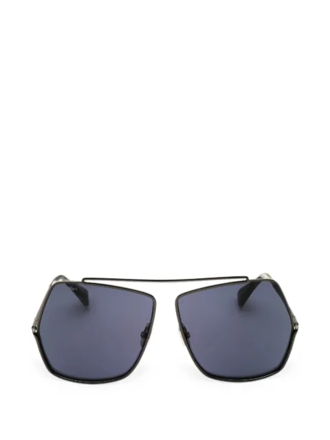 Max Mara oversized geometric-frame sunglasses