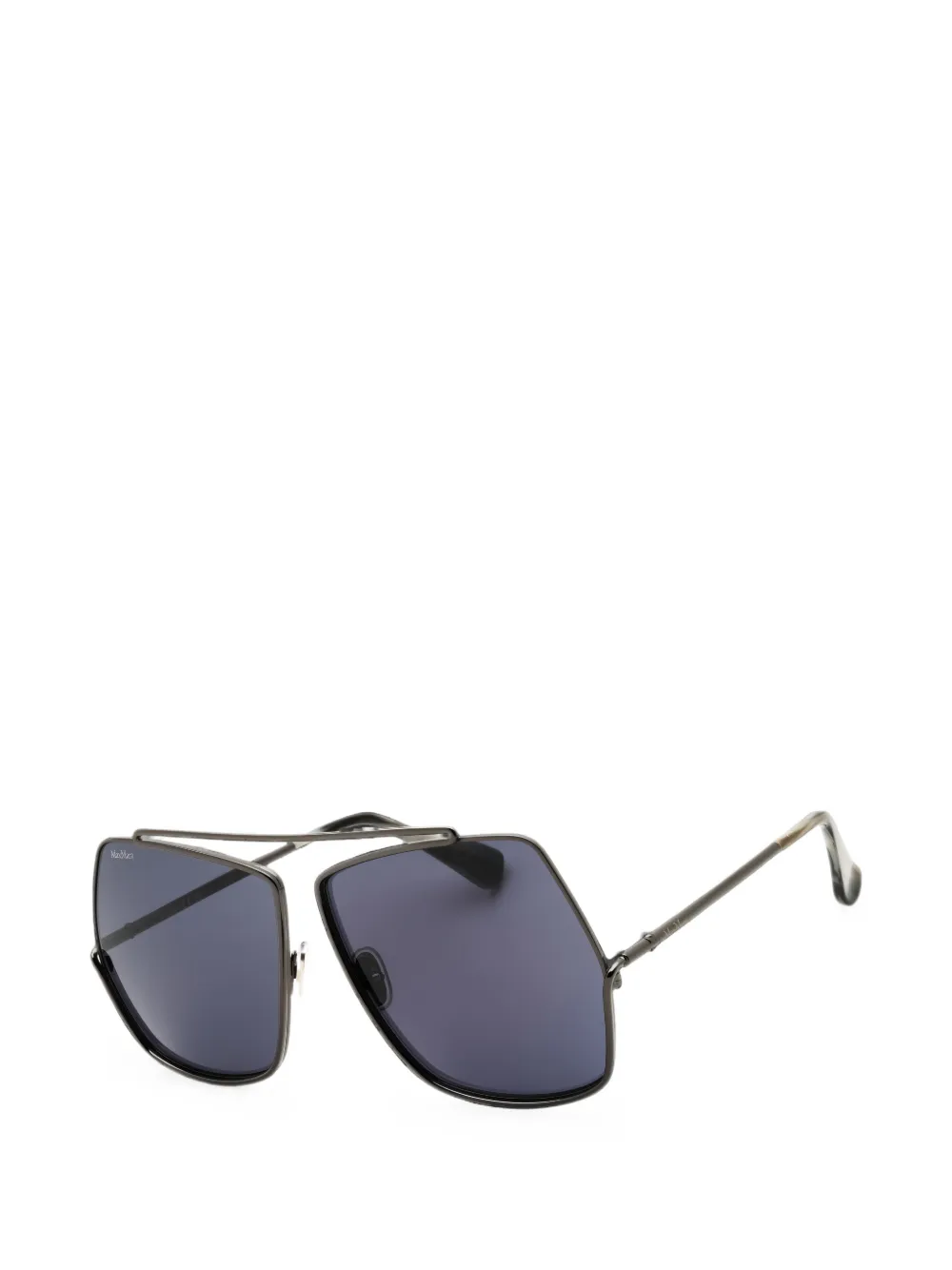 Max Mara oversized geometric-frame sunglasses Grijs