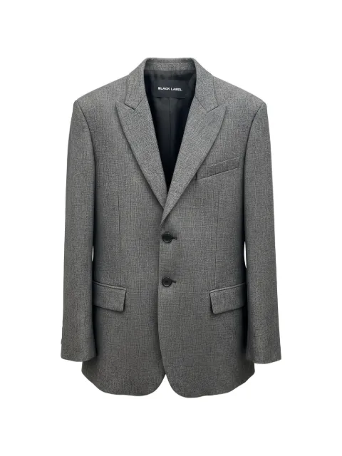Rundholz Black Label single-breasted peaked-lapel blazer