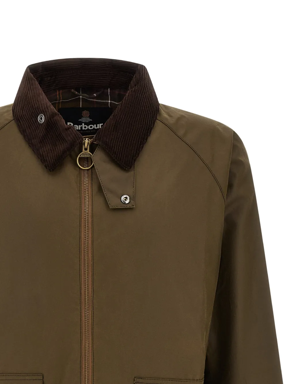 Barbour Bedale katoenen jack Bruin