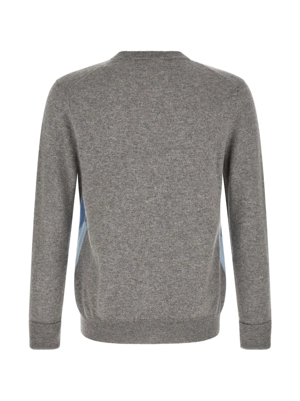 Ballantyne Classic Diamond intarsia trui Grijs