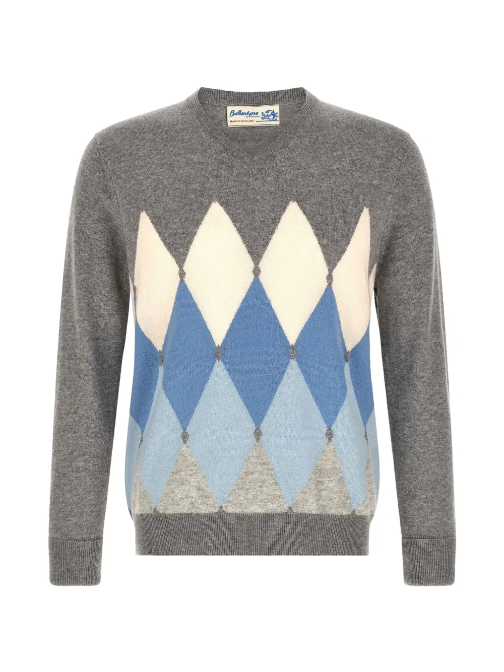 Ballantyne Classic Diamond intarsia sweater