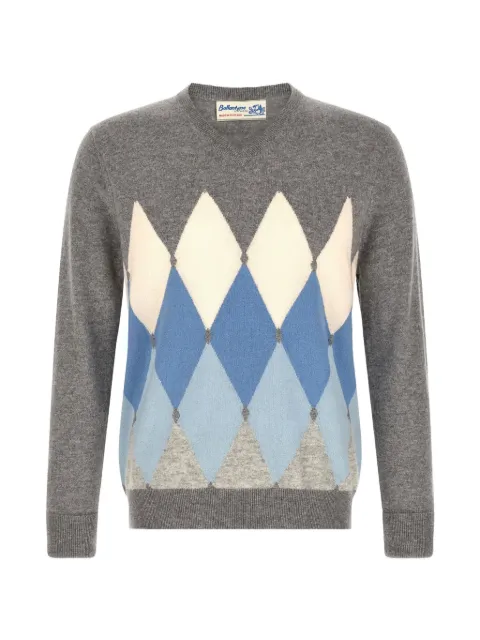 Ballantyne Classic Diamond intarsia sweater