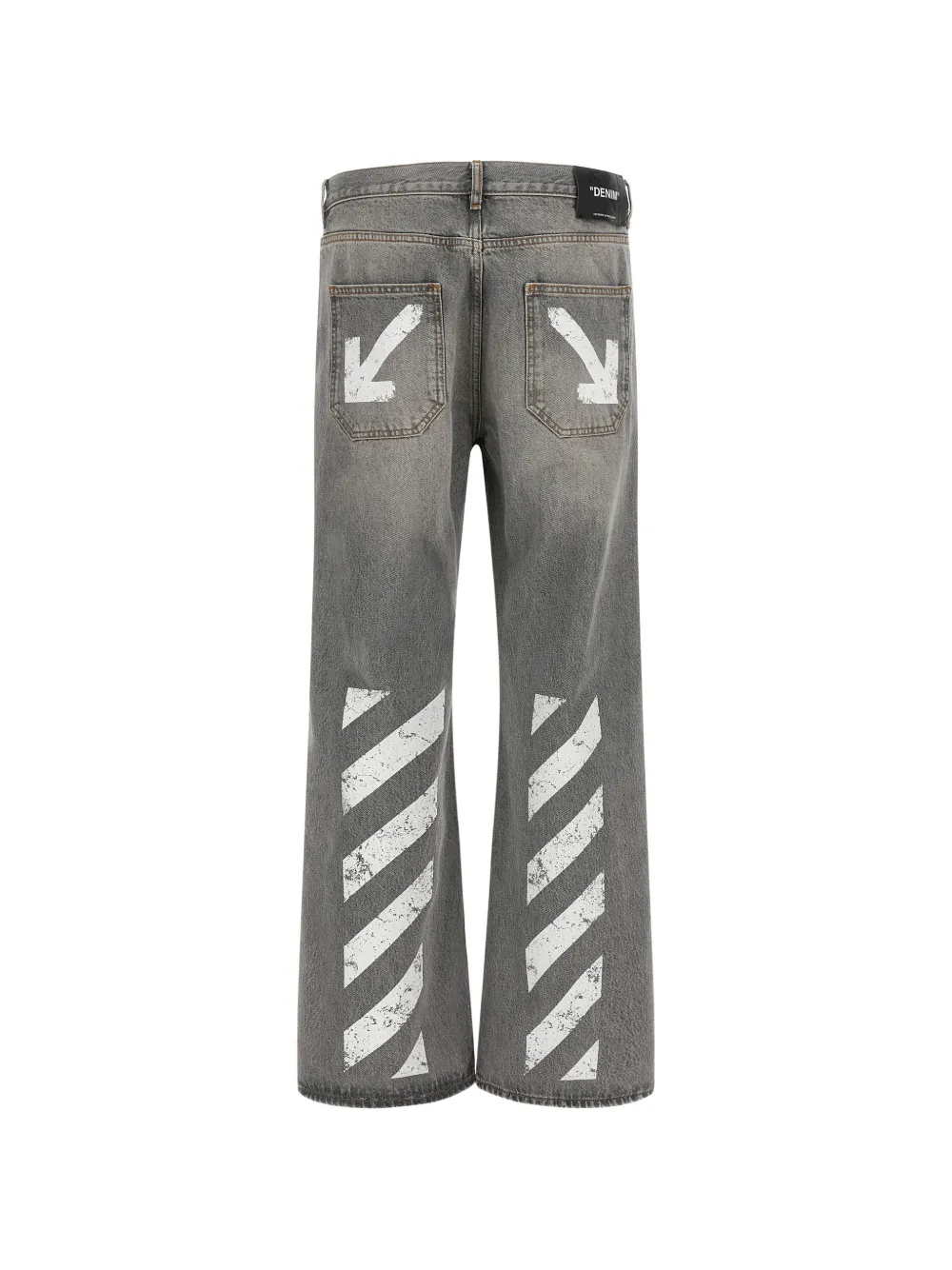 Off-White Jeans met logoprint Grijs
