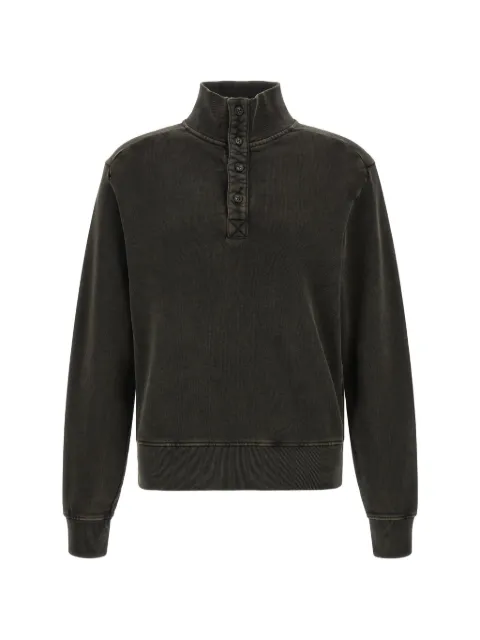 ENTIRE STUDIOS button-placket delavé sweater