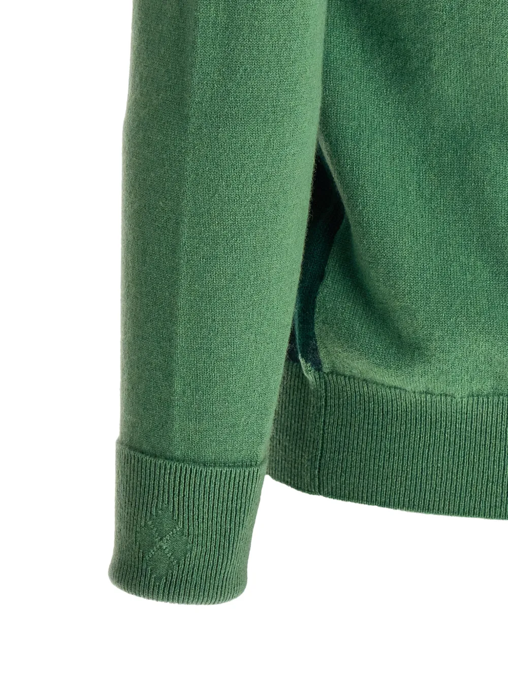 Ballantyne Intarsia trui Groen