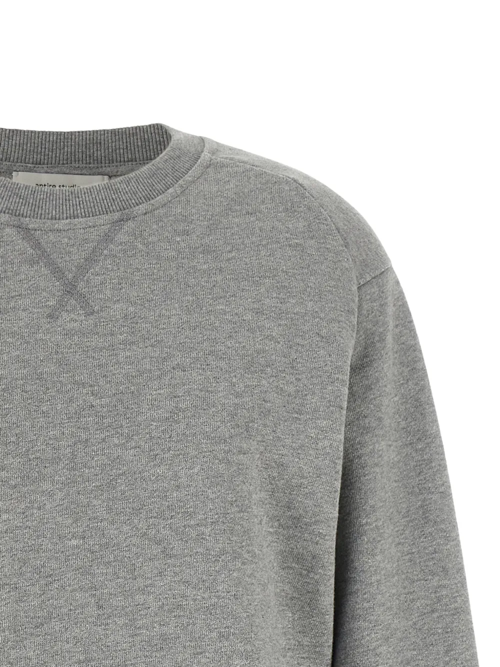 ENTIRE STUDIOS Boxy sweater met V-stiksel Grijs