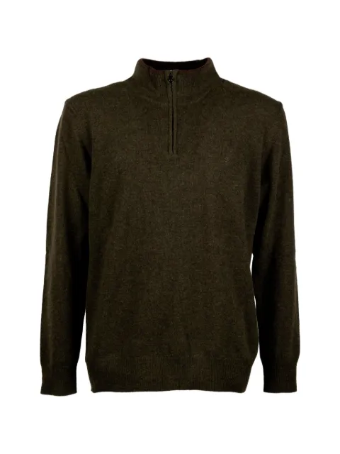 BROOKSFIELD quarter-zip knitted sweater