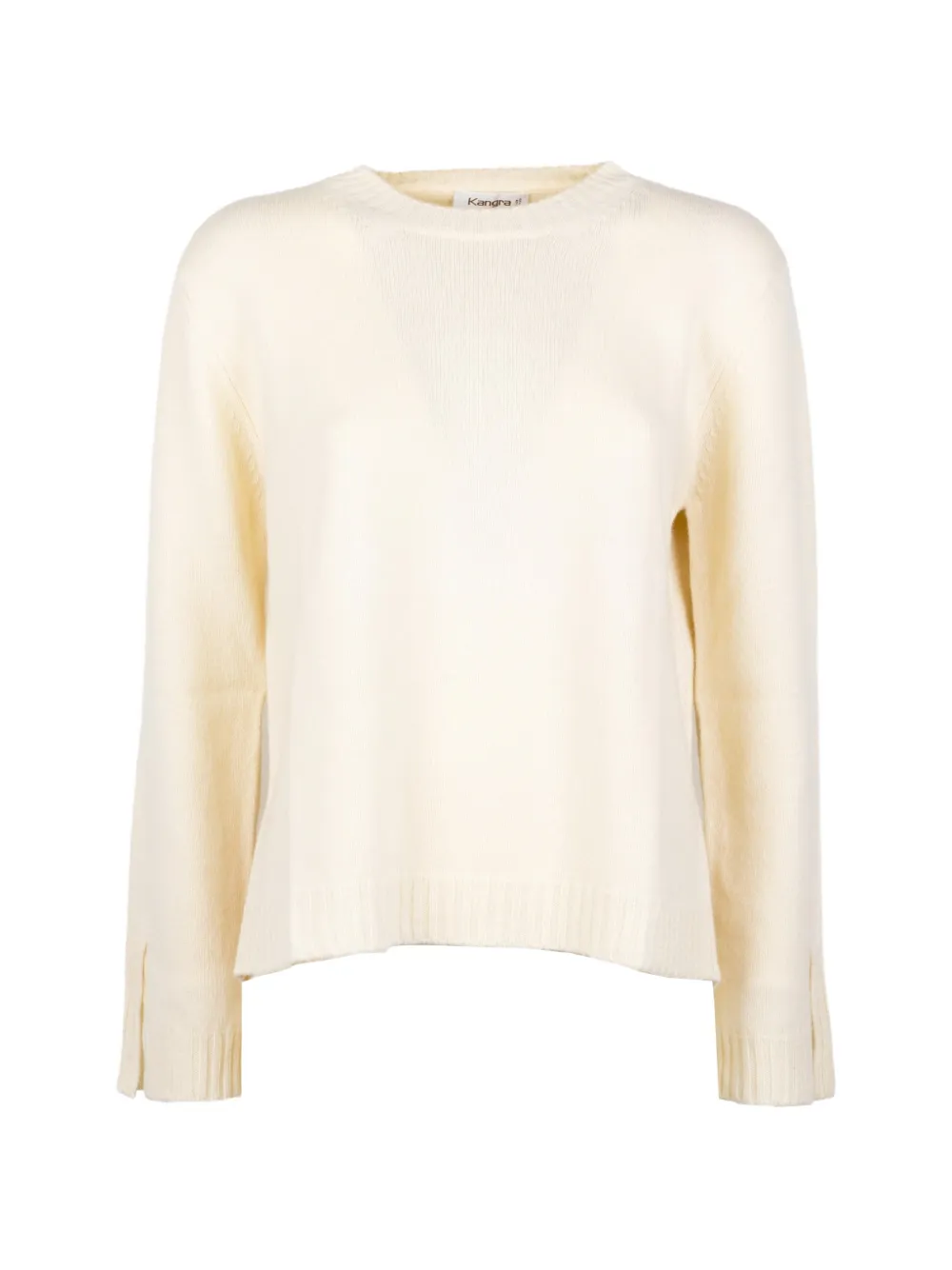 Kangra slit-cuff crew-neck sweater